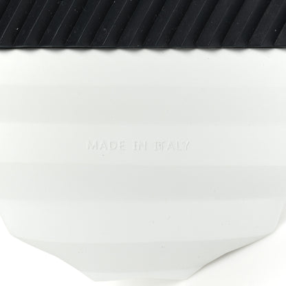 Hermes Goatskin Suede Goatskin Bouncing Sneakers 46 White Navy 6 of 9