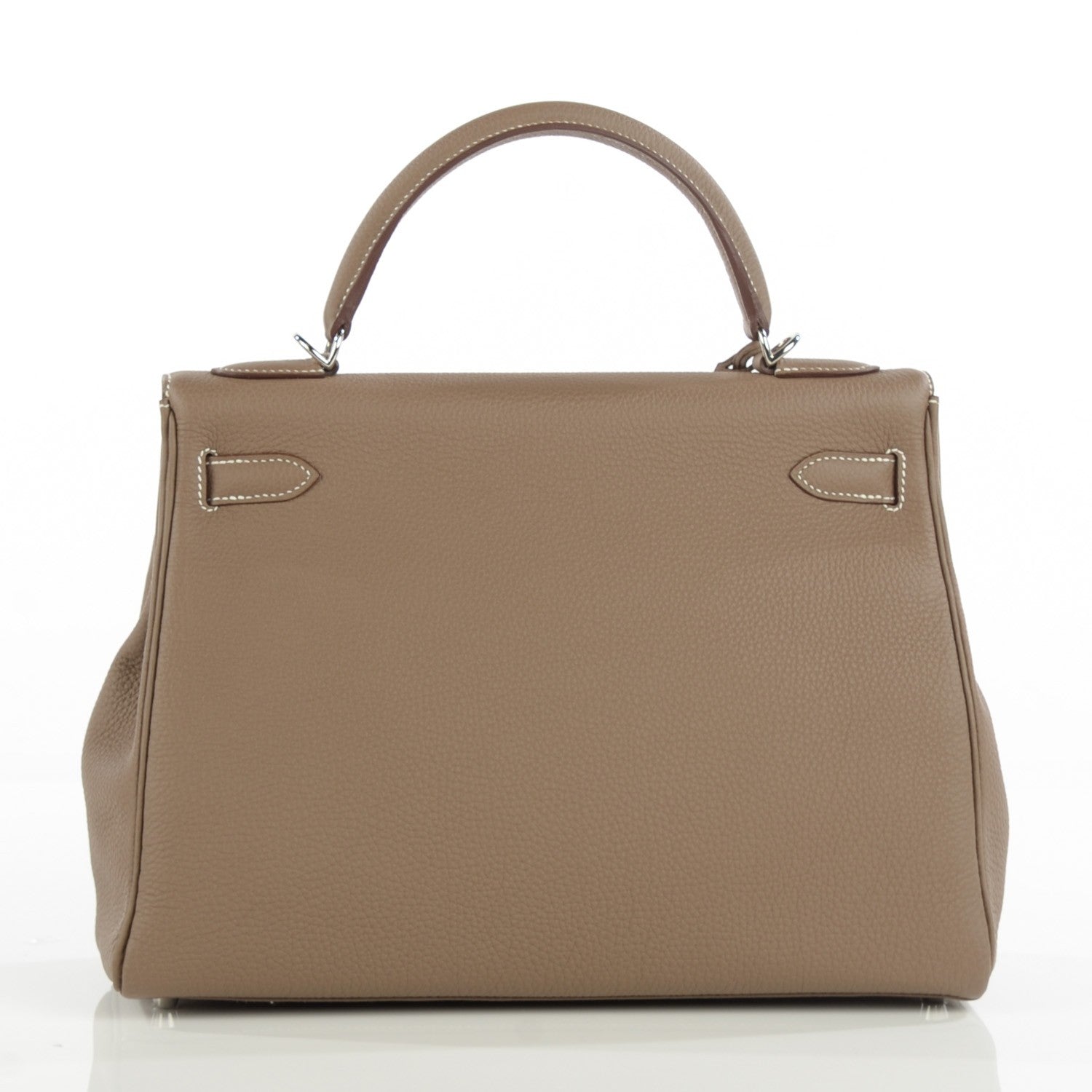 Hermes Togo Kelly Retourne 32 Etoupe 22 of 27