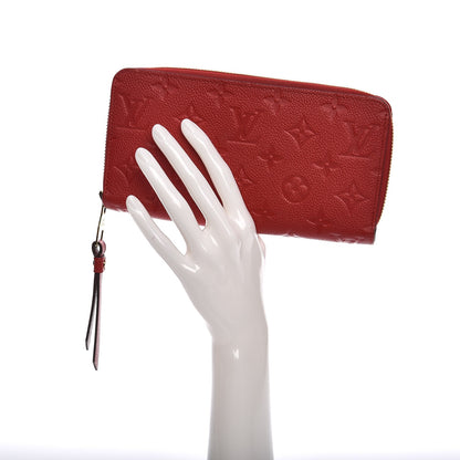 Louis Vuitton Empreinte Zippy Wallet Cherry 2 of 9