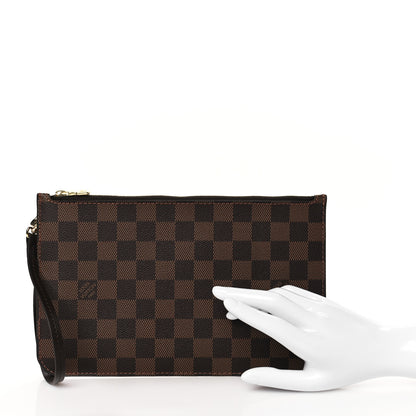 Louis Vuitton Damier Ebene Neverfull MM GM Pochette 2 of 9