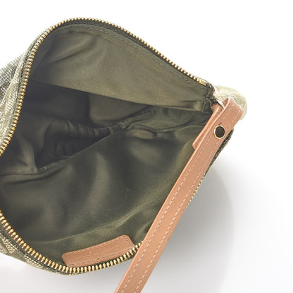 Christian Dior Monogram Mini Saddle Pochette Green 5 of 8
