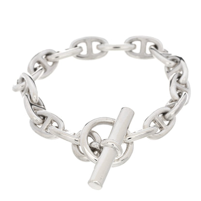 Hermes Sterling Silver MM Chaine d'Ancre Bracelet 1 of 3