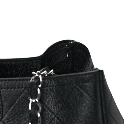 Chanel Caviar Stitched Large Shopping Tote Black 12 of 14