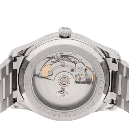 Gucci Stainless Steel 38mm G-Timeless Bee Automatic Watch Pink 4 of 4