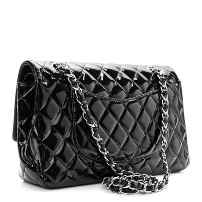 Chanel Patent Quilted Medium Double Flap Black 3 of 10