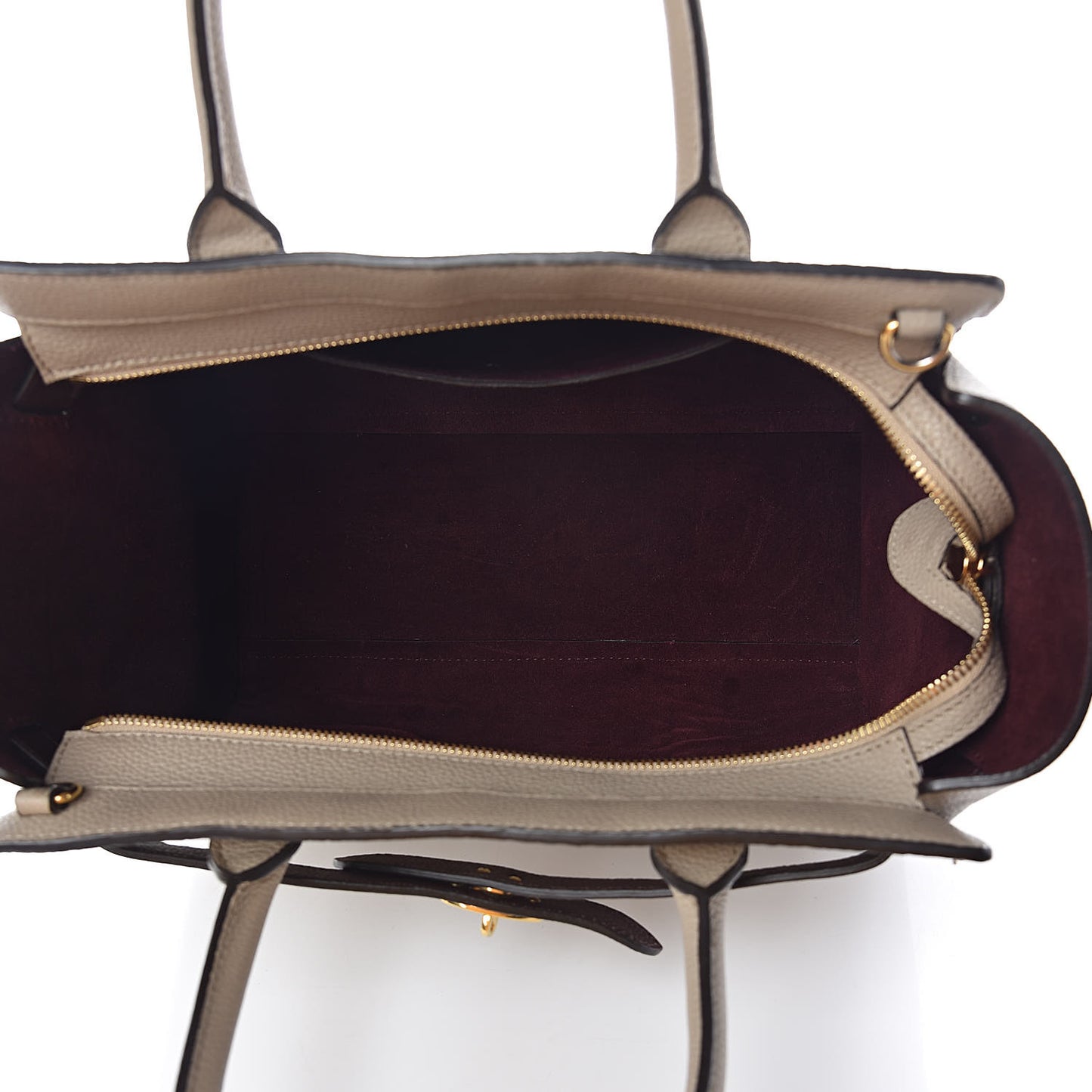 Classic Grain Small Bayswater Zip Tote Dune