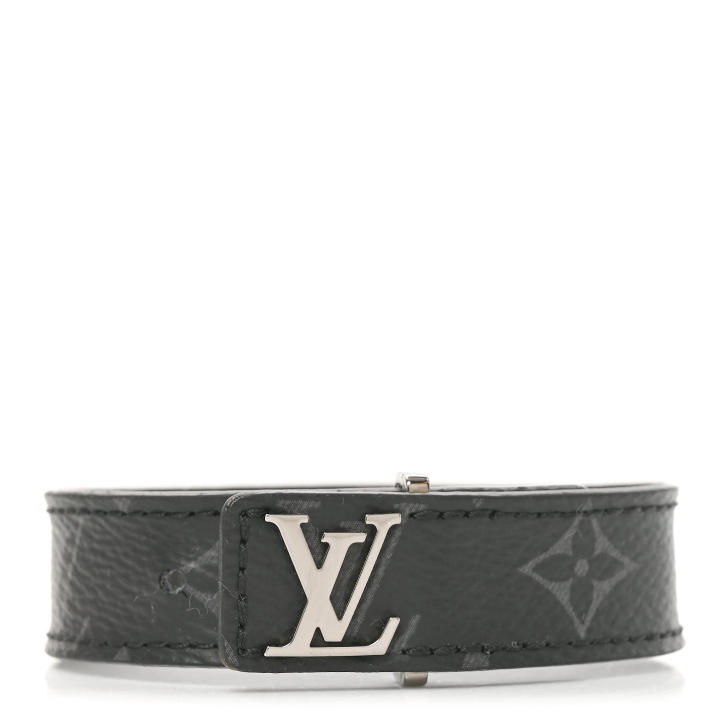 Monogram Eclipse LV Slim Bracelet 19
