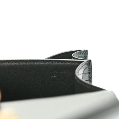 Hermes Shiny Alligator Constance 18 Vert Fonce 7 of 11