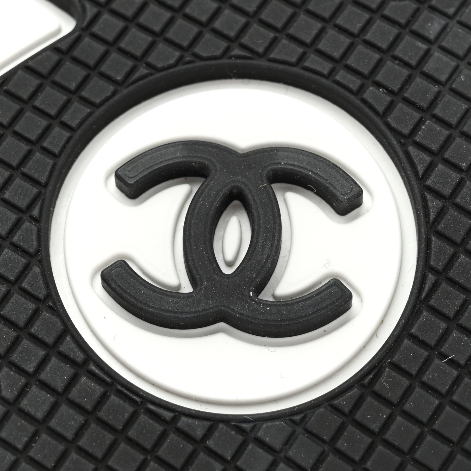 Chanel Suede Calfskin Grosgrain Womens CC Sneakers 39.5 White Black 10 of 11