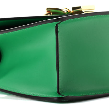 Gucci Vitello Fontanella Web Mini Sylvie Top Handle Bag Synthetic Green Garden 9 of 12