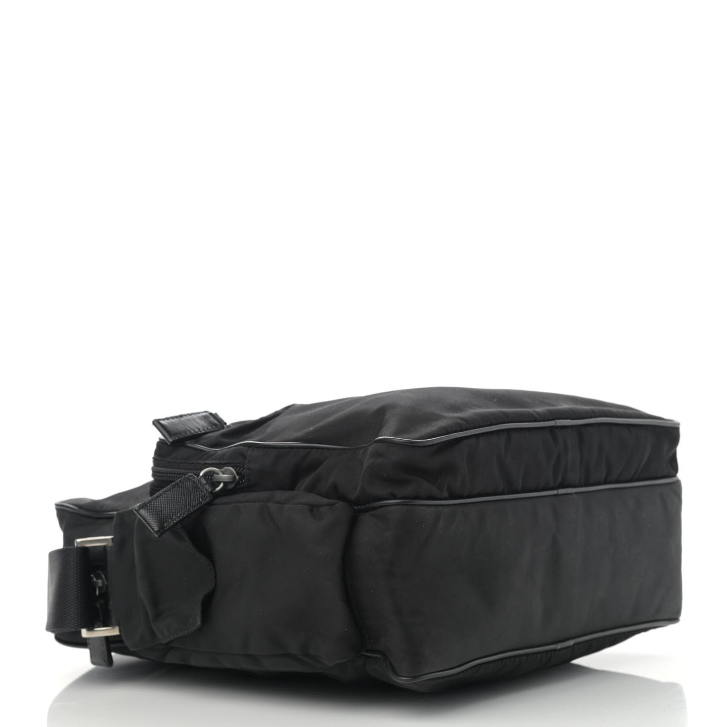 Tessuto Nylon Crossbody Bag Black