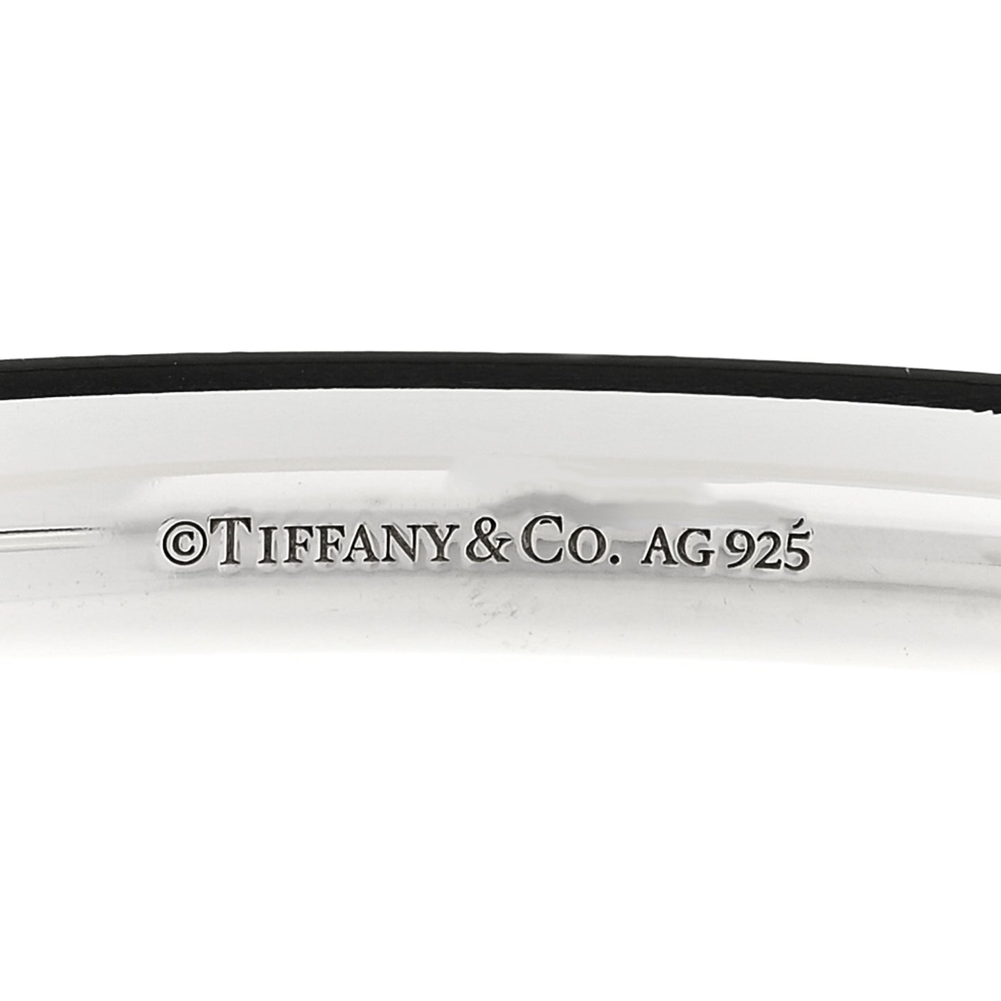 Sterling Silver Return to Tiffany Narrow Circle Edge Cuff Bracelet