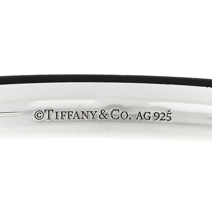Tiffany Sterling Silver Return to Tiffany Narrow Circle Edge Cuff Bracelet 4 of 6