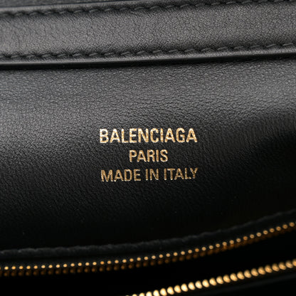 Balenciaga Natural Smooth Calfskin Small Rodeo Top Handle Handbag Black 5 of 11