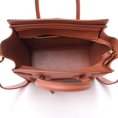 Celine Smooth Calfskin Nano Luggage Terracotta 5 of 13