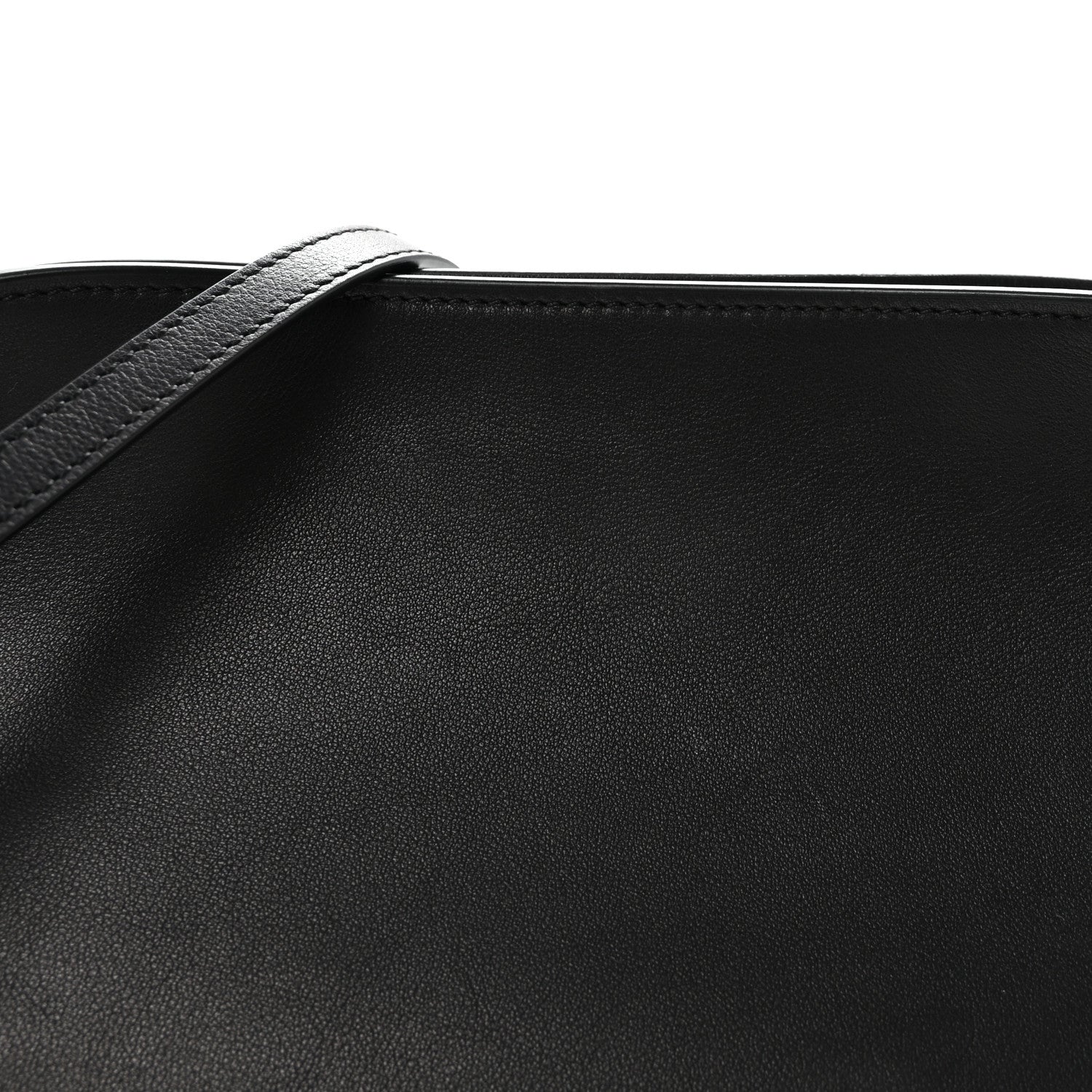 The Row Smooth Calfskin Peggy Bag Black 7 of 9