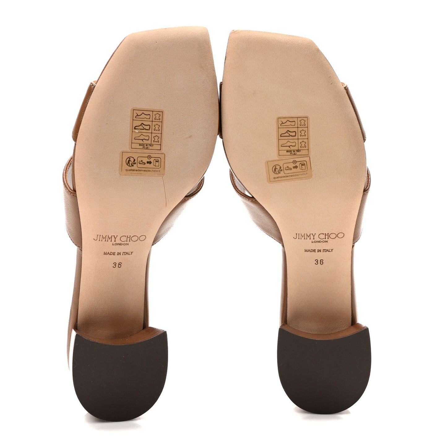 Nappa Ellison 48mm Sandals 36 Cuoio