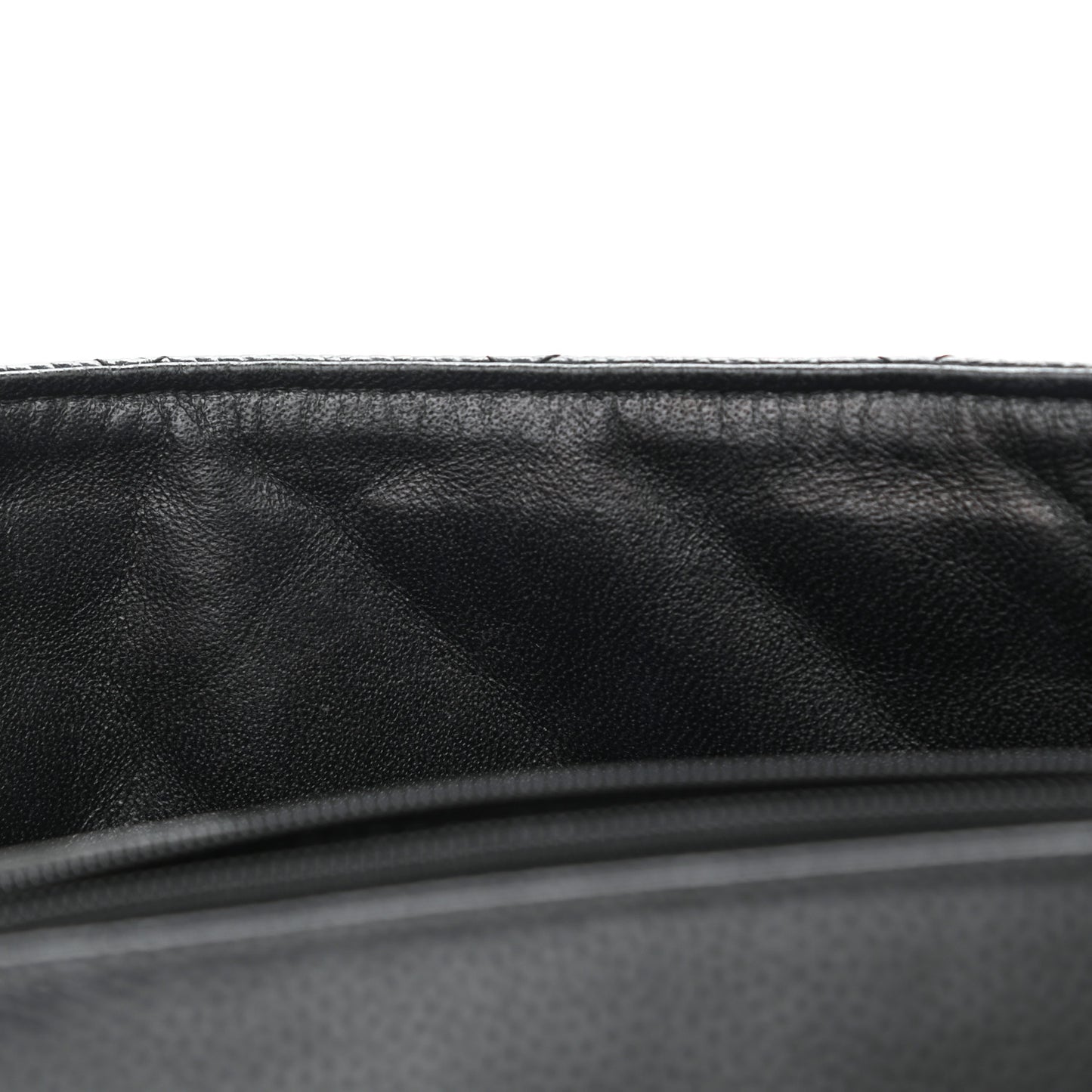 Caviar Quilted Jumbo Single Flap Black