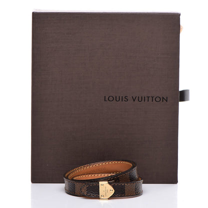 Louis Vuitton Damier Ebene Box It Bracelet 17 8 of 8