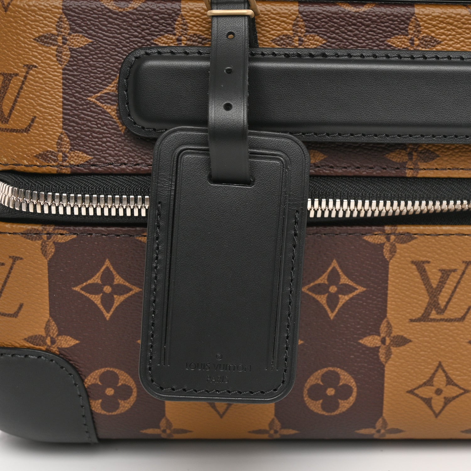 Louis Vuitton X NIGO Reverse Monogram Stripes Duck Horizon 55 Marron 6 of 9