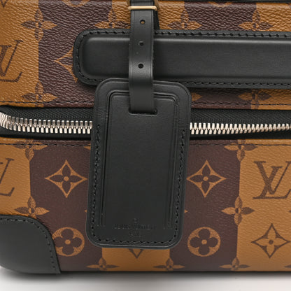 Louis Vuitton X NIGO Reverse Monogram Stripes Duck Horizon 55 Marron 6 of 9