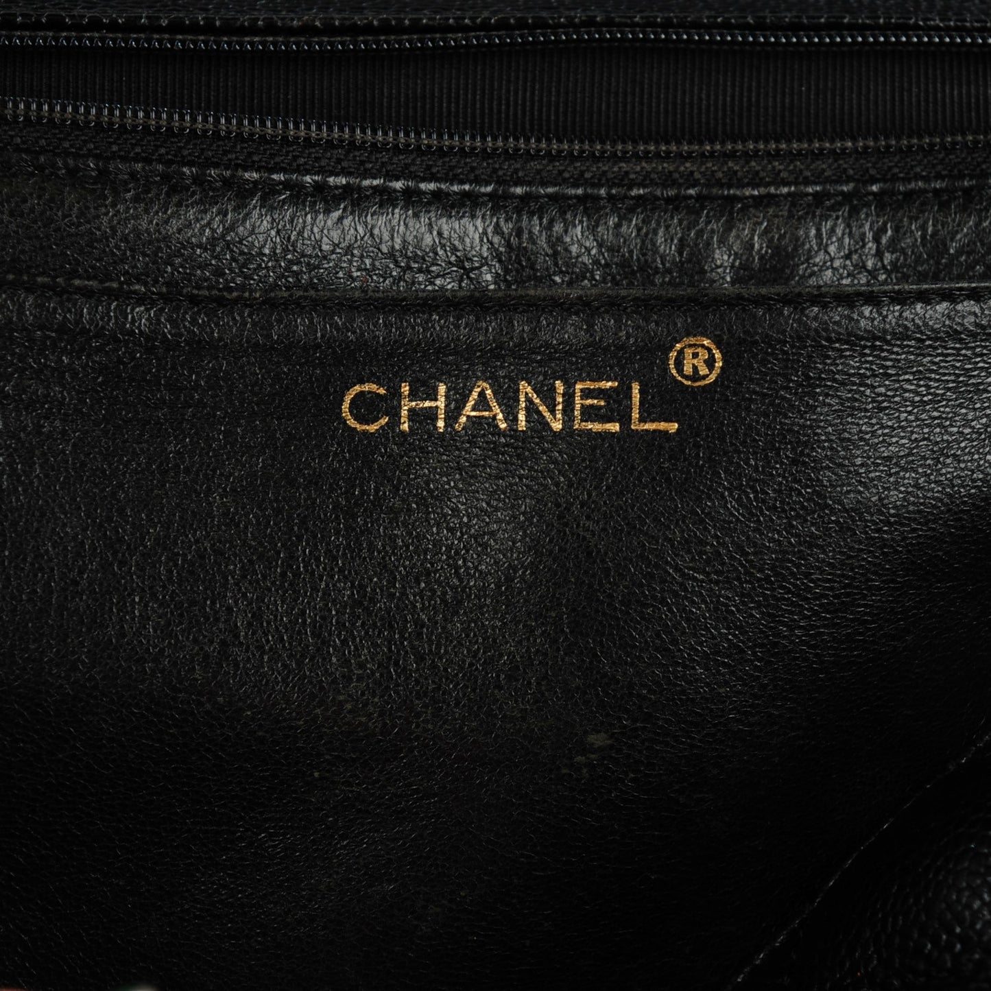 Caviar Quilted Jumbo Kelly Flap Black