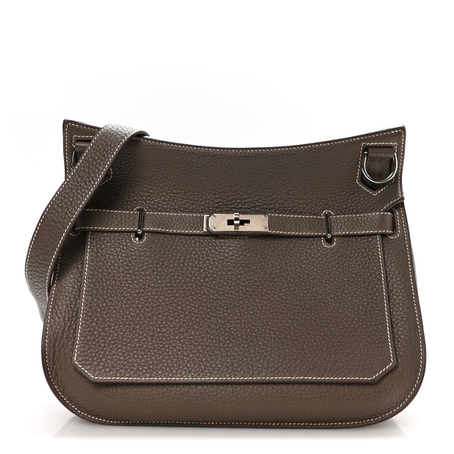 Hermes Taurillon Clemence Jypsiere 28 Etoupe 1 of 10