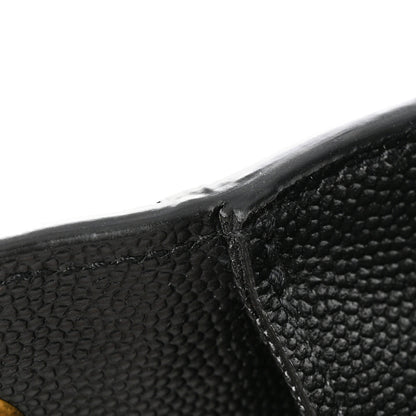 Saint Laurent SAINT LAURENT Grain De Poudre Medium Classic Monogram Kate Satchel Black 11 of 12