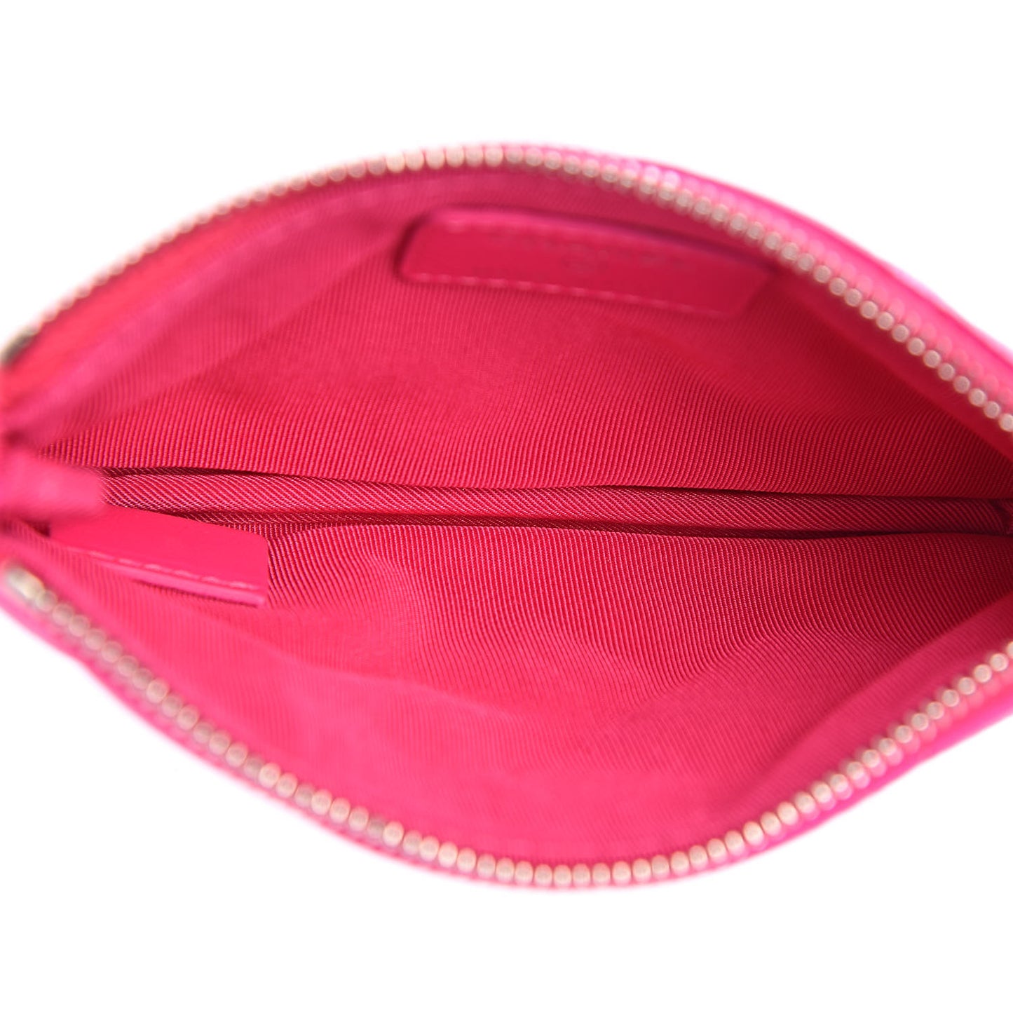 Goatskin Quilted Small Reissue Cosmetic Case Pink