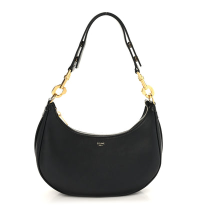 Celine Smooth Calfskin Medium Strap Ava Shoulder Bag Black 1 of 9