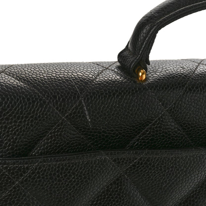Chanel Caviar Quilted Briefcase Laptop Bag Black 9 of 9
