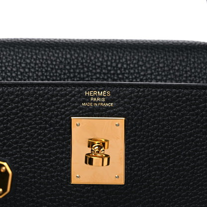 Hermes Togo Kelly Retourne 28 Black 6 of 10
