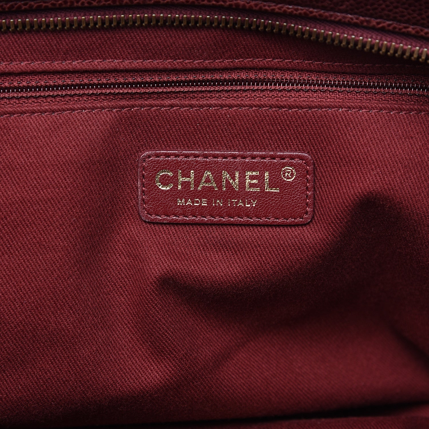 Chanel Crumpled Grained Calfskin Quilted Maxi Shiva Flap Bordeaux 5 of 13