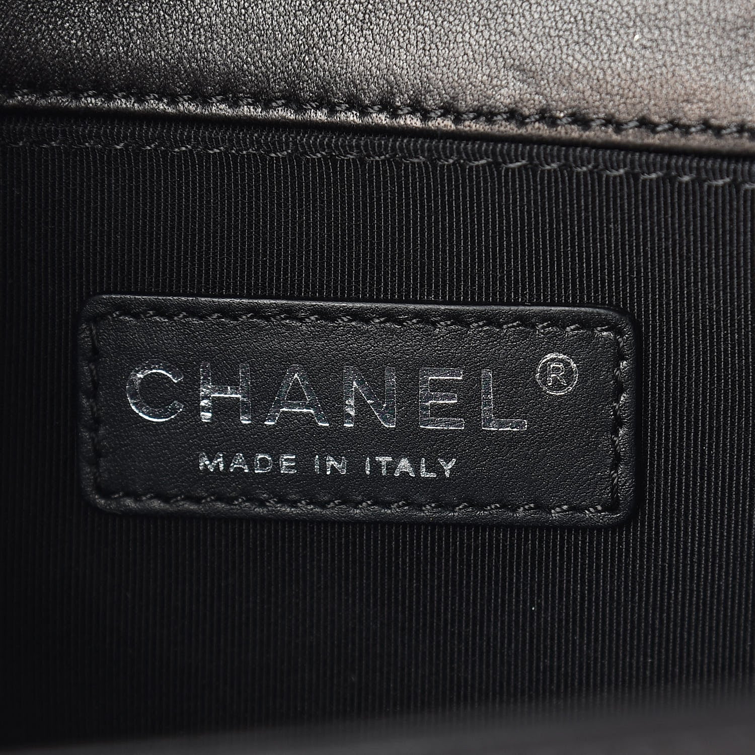 Chanel Lambskin Quilted Medium Boy Flap Black 6 of 9