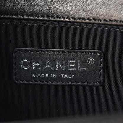 Chanel Lambskin Quilted Medium Boy Flap Black 6 of 9