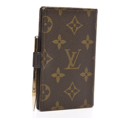 Louis Vuitton Monogram Mini Agenda Cover w Pencil 3 of 9