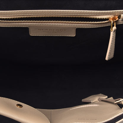 Burberry Trench Calfskin Large DK88 Top Handle Bag Honey 6 of 11