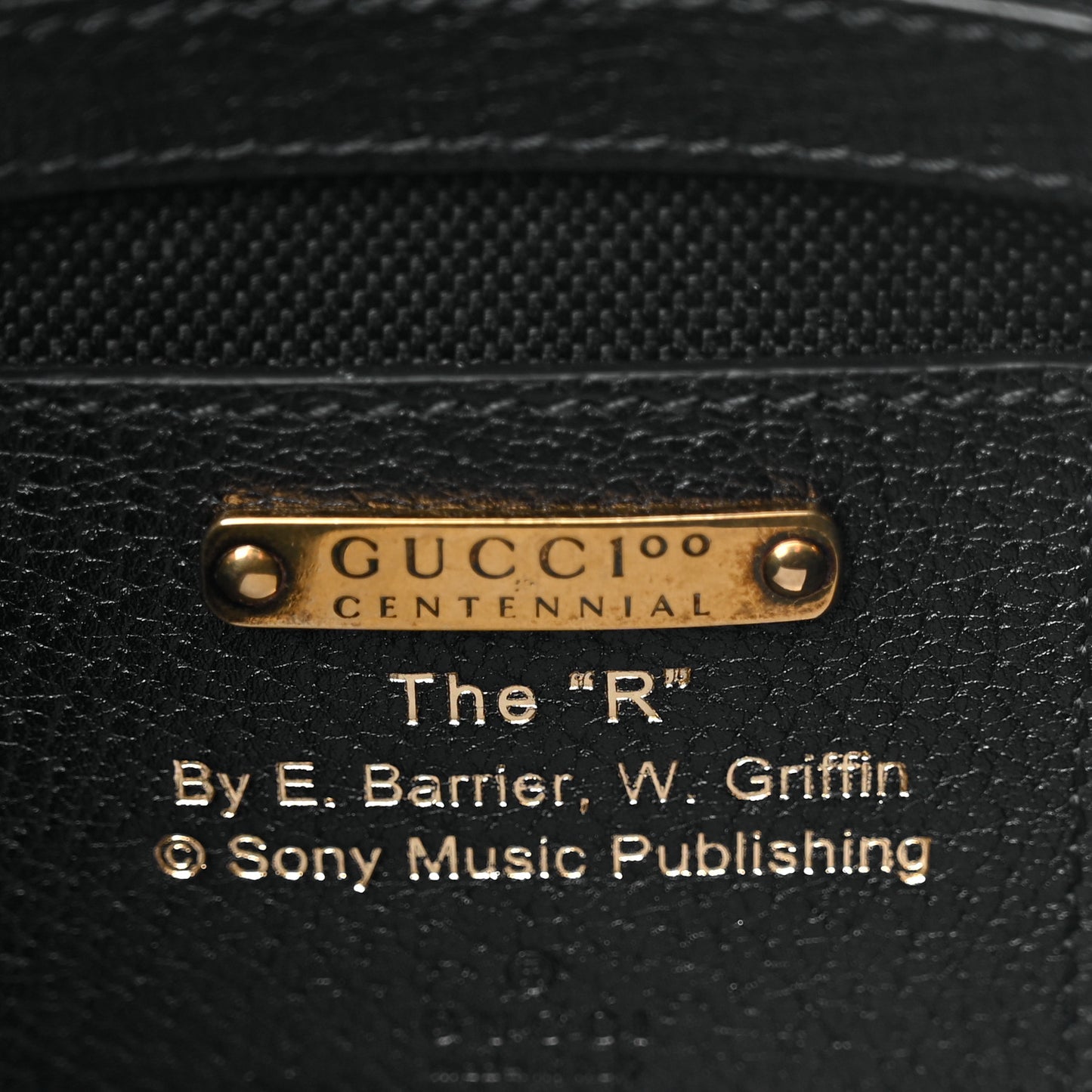 Textured Dollar Calfskin Music is Mine Belt Bag 90 36 Crop Multicolor Black