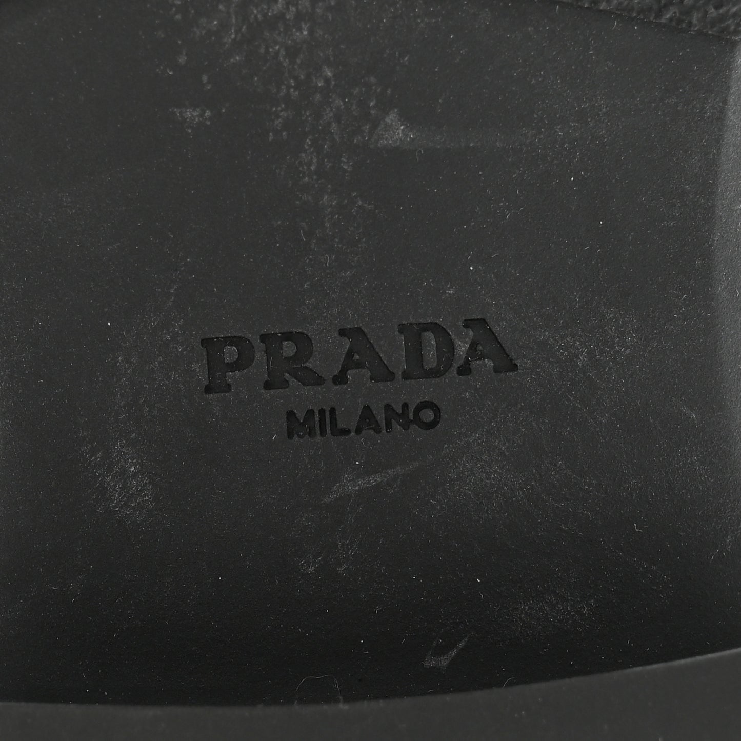 Satin Crystal Metal Triangle Logo 50mm Loafers 35.5 Cristal