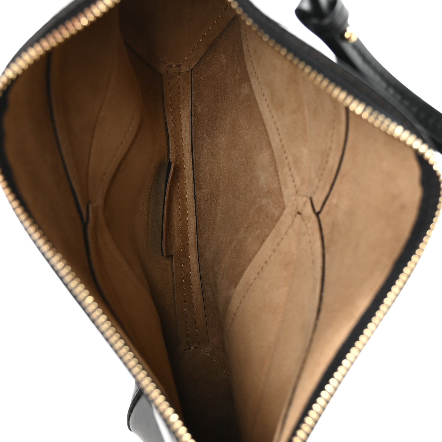 Loewe Shiny Calfskin Puzzle Fold Pouch Black 5 of 9