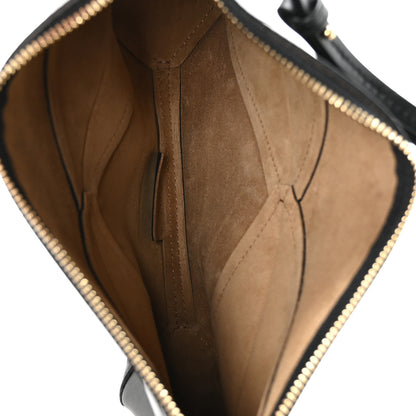 Loewe Shiny Calfskin Puzzle Fold Pouch Black 5 of 9
