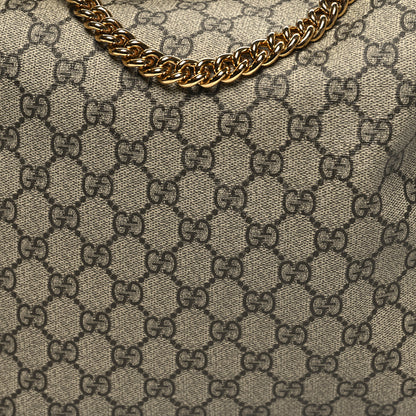 Gucci GG Supreme Monogram Large Linea A Hobo Light Brown 8 of 12
