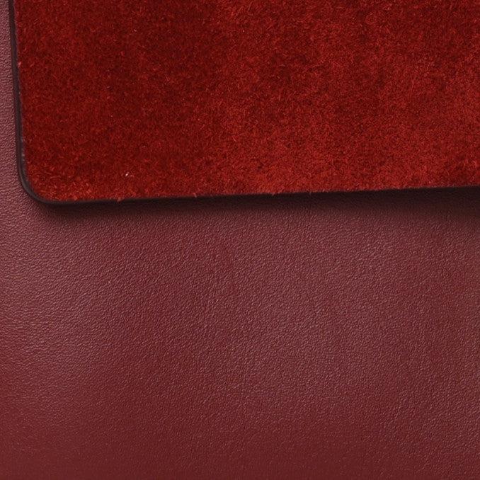 Chloe Suede Calfskin Small Faye Shoulder Bag Plum Purple 9 of 9