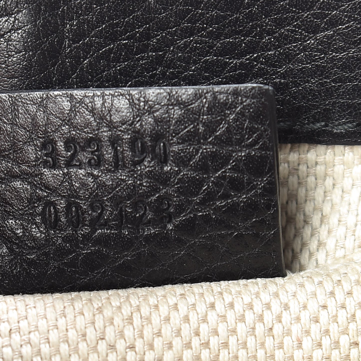 Pebbled Calfskin Small Soho Flap Crossbody Black