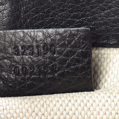 Gucci Pebbled Calfskin Small Soho Flap Crossbody Black 7 of 10