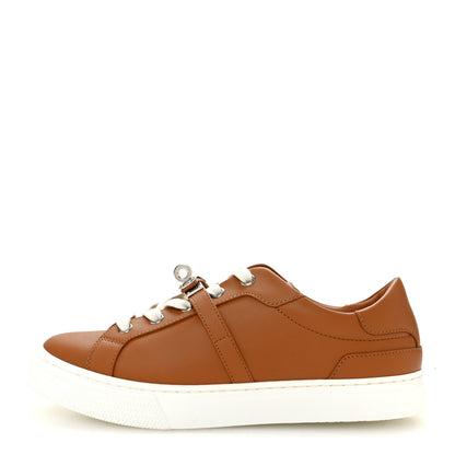 Hermes Calfskin Day Sneakers 36.5 Naturel 1 of 11