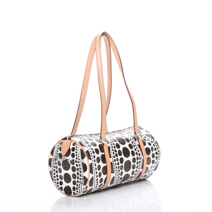 Louis Vuitton Monogram Kusama Pumpkin Dots Papillon 30 White 3 of 7