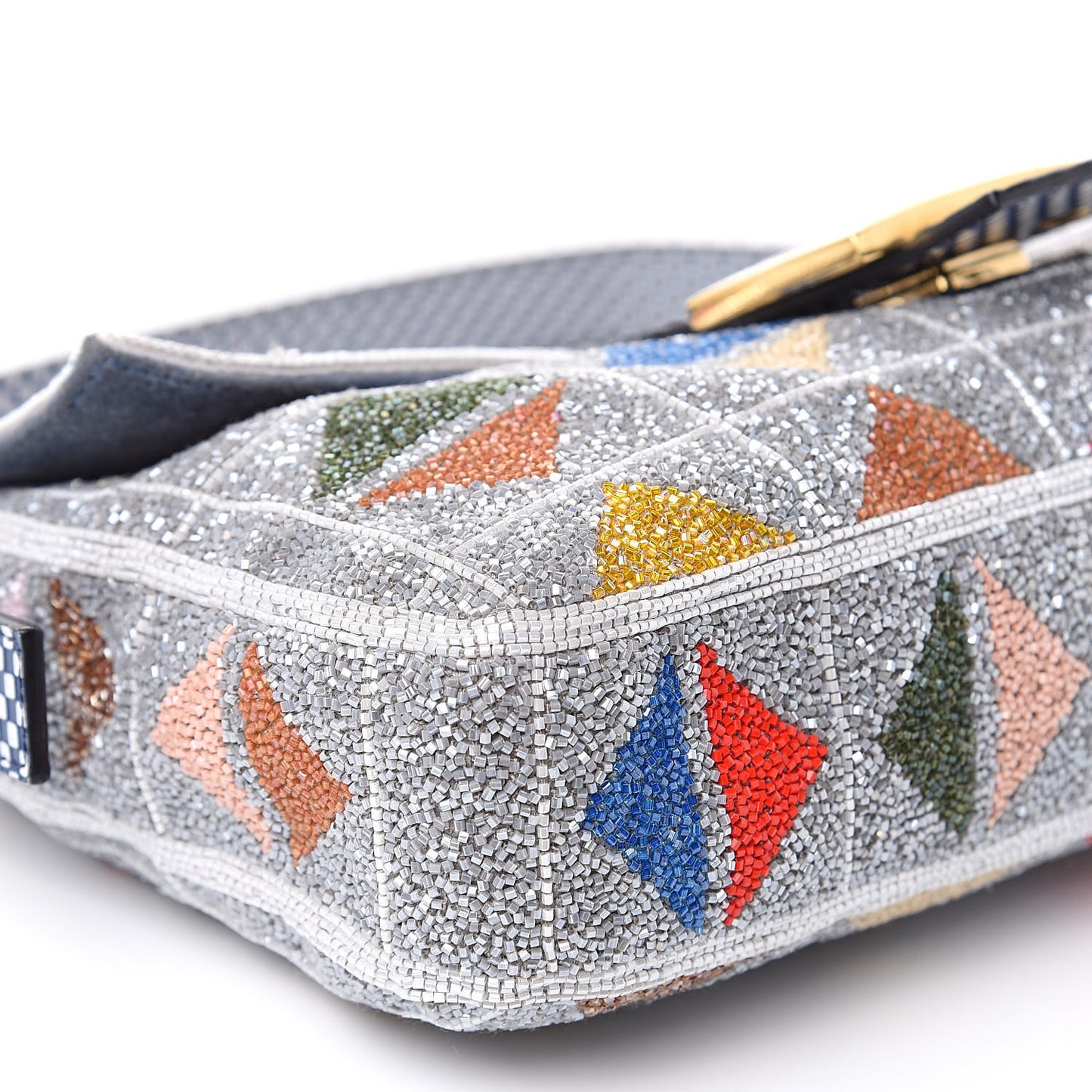 Beaded Embroidered Baguette Multicolor