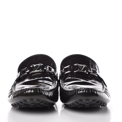 Louis Vuitton Patent Taiga Monte Carlo Moccasin Loafers 13 Black 2 of 10