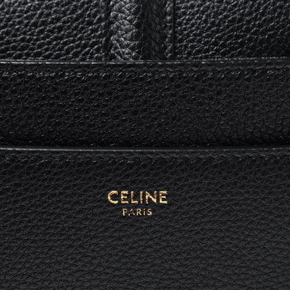 Celine Grained Calfskin Small 16 Top Handle Bag Black 7 of 11